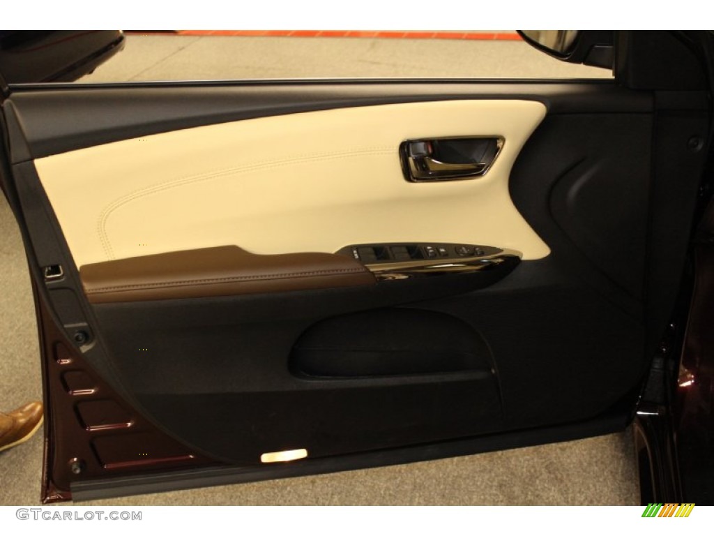 2013 Avalon Hybrid XLE - Sizzling Crimson Mica / Almond photo #10