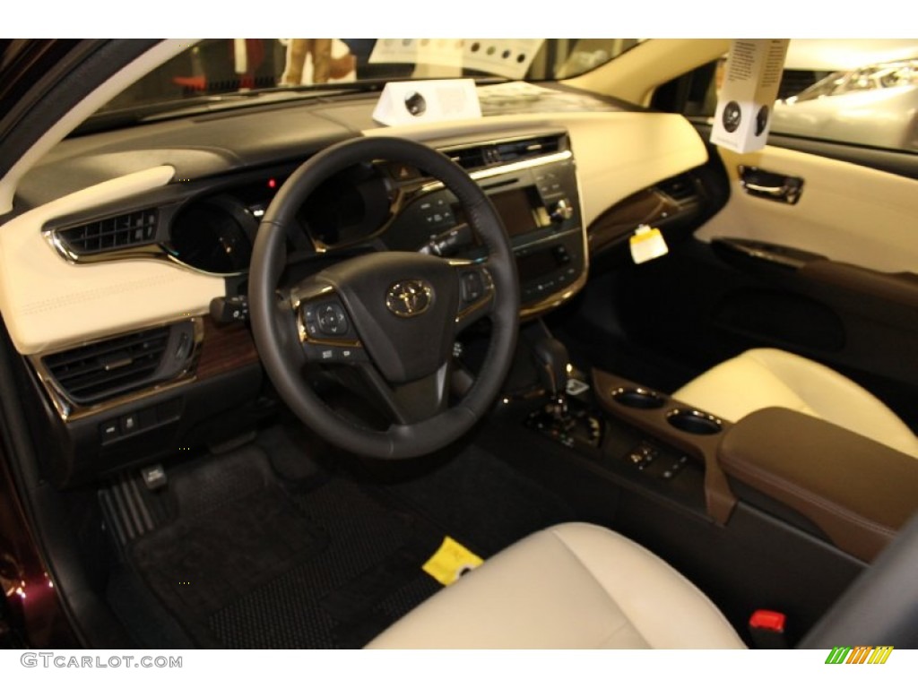 2013 Avalon Hybrid XLE - Sizzling Crimson Mica / Almond photo #11