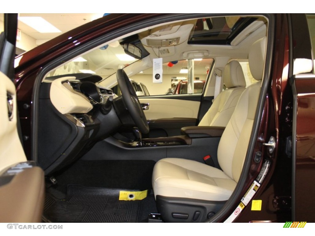2013 Avalon Hybrid XLE - Sizzling Crimson Mica / Almond photo #12