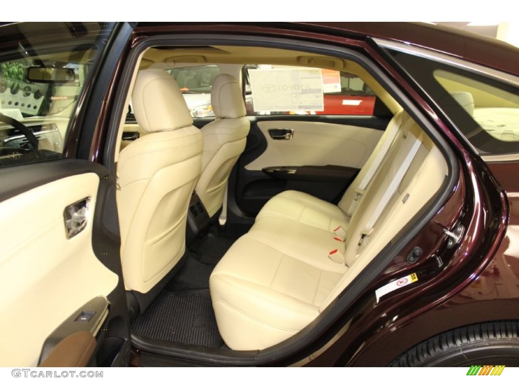 2013 Avalon Hybrid XLE - Sizzling Crimson Mica / Almond photo #17