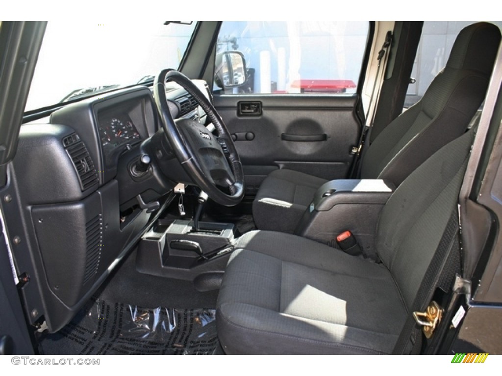 2006 Jeep Wrangler Sport 4x4 Front Seat Photo #76761272