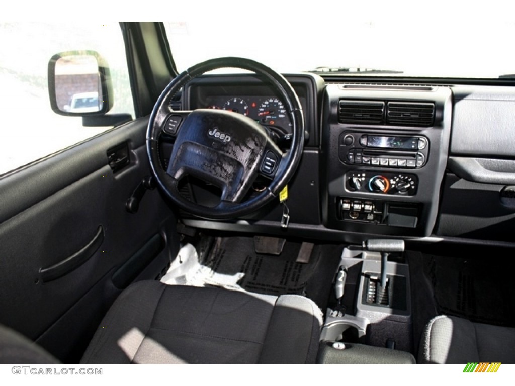 2006 Wrangler Sport 4x4 - Black / Dark Slate Gray photo #12