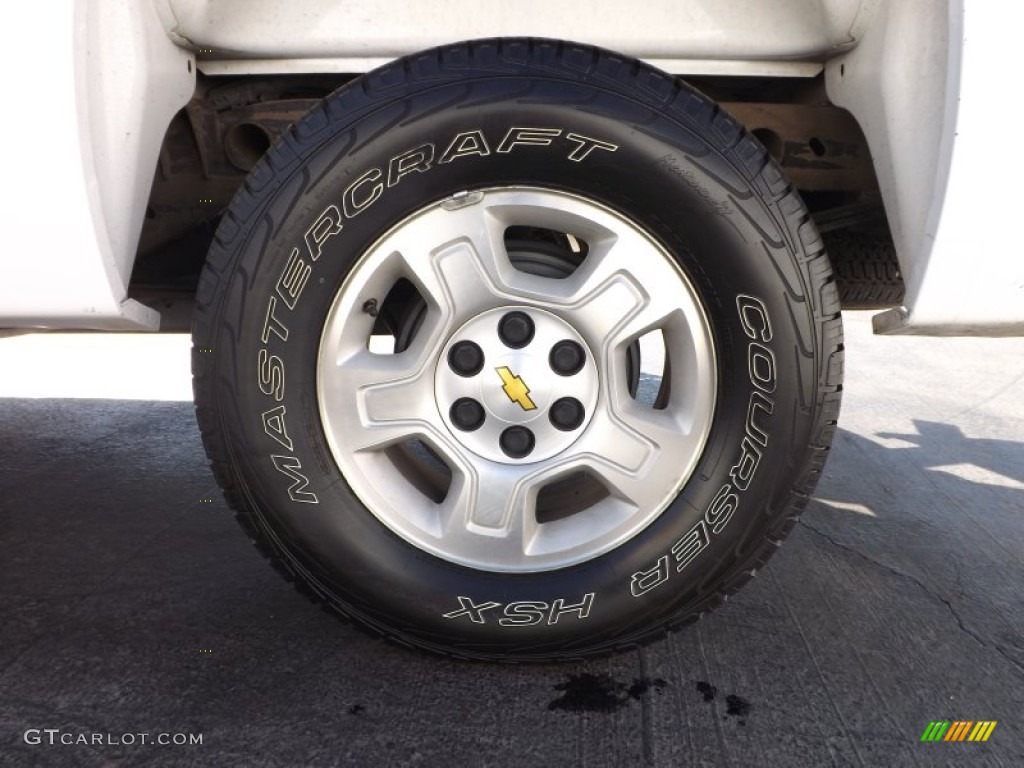 2008 Silverado 1500 LS Crew Cab - Summit White / Dark Titanium photo #19