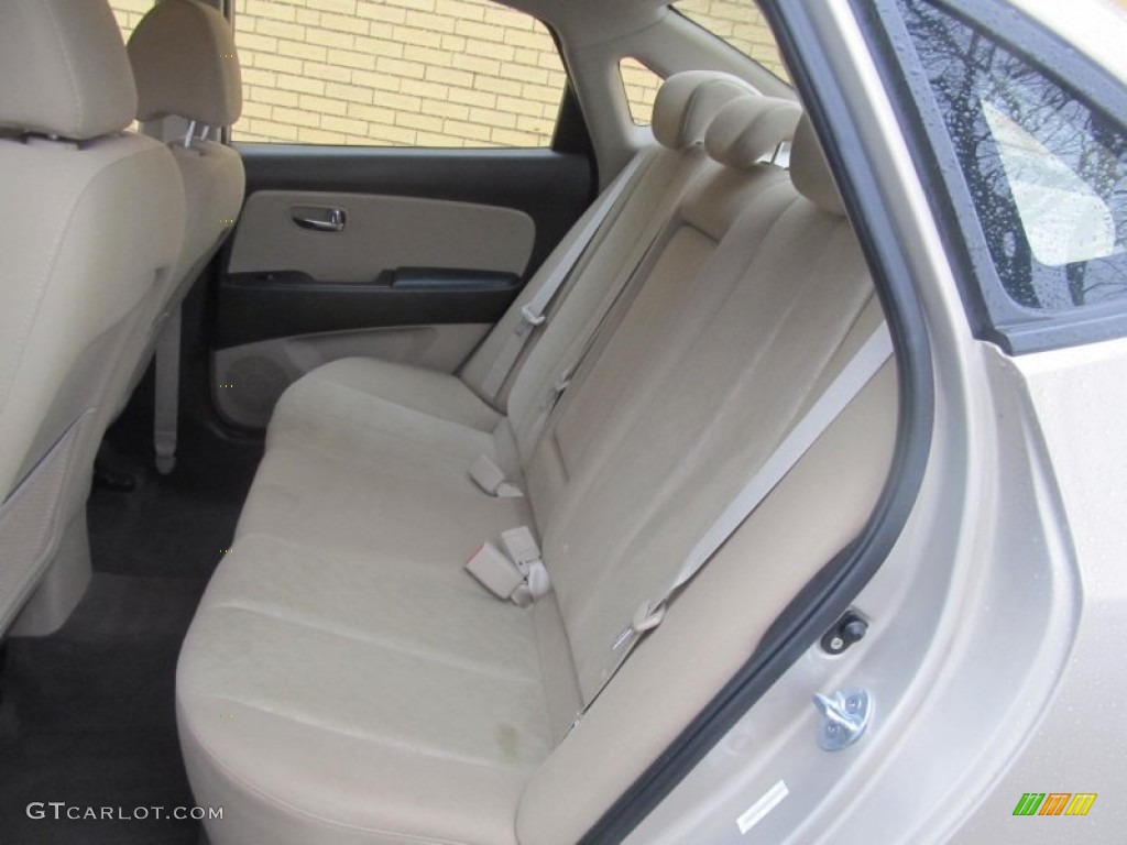 Beige Interior 2010 Hyundai Elantra GLS Photo #76761740