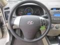 2010 Hyundai Elantra Beige Interior Steering Wheel Photo