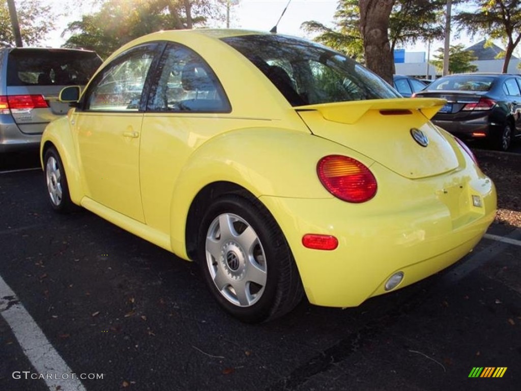 2000 New Beetle GLS Coupe - Yellow / Black photo #2