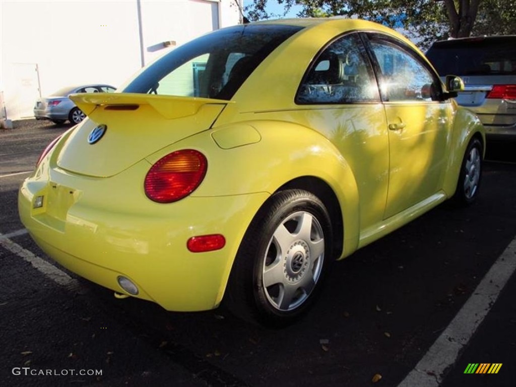 2000 New Beetle GLS Coupe - Yellow / Black photo #3