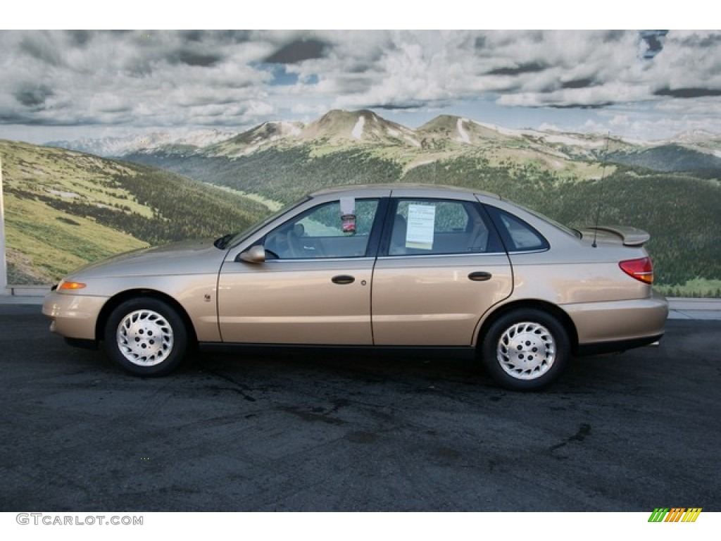 2002 L Series L100 Sedan - Medium Gold / Medium Tan photo #5