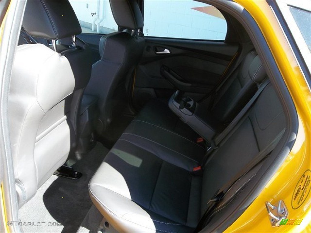 2013 Focus ST Hatchback - Tangerine Scream Tri-Coat / ST Charcoal Black Full-Leather Recaro Seats photo #16