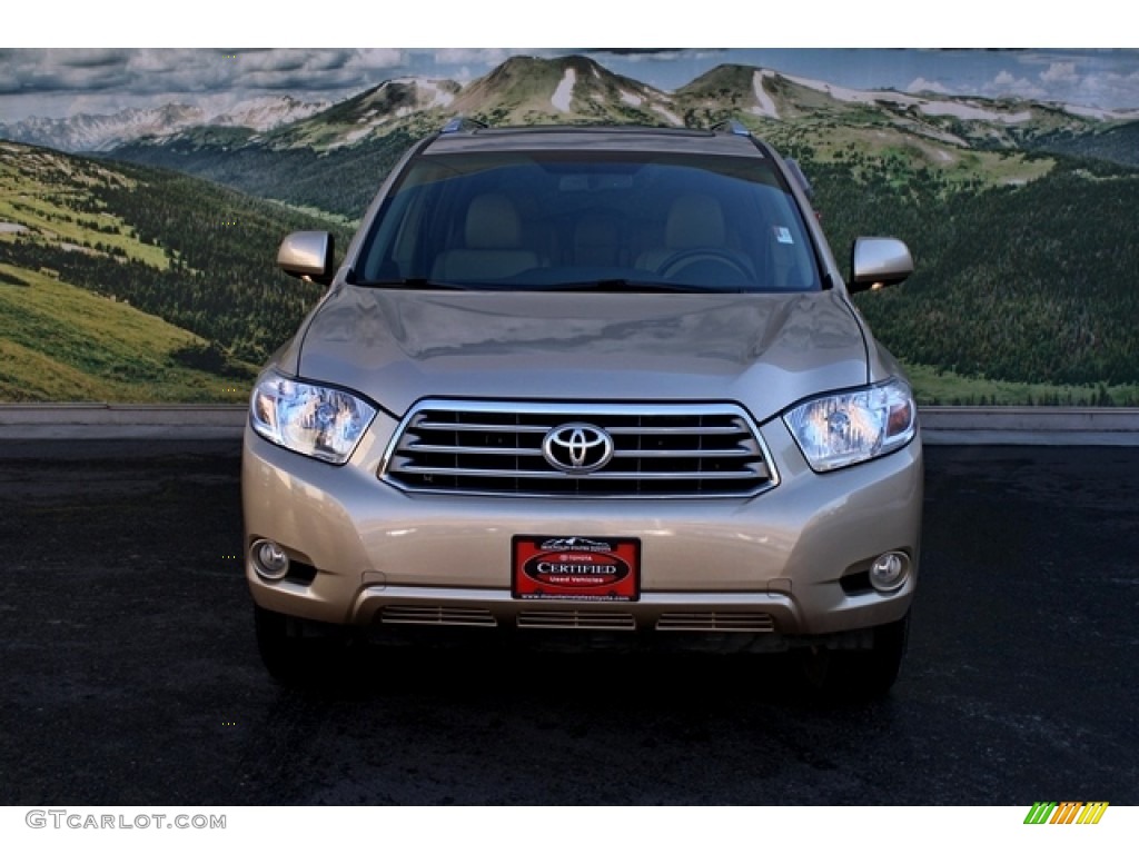 2010 Highlander Limited 4WD - Sandy Beach Metallic / Sand Beige photo #7