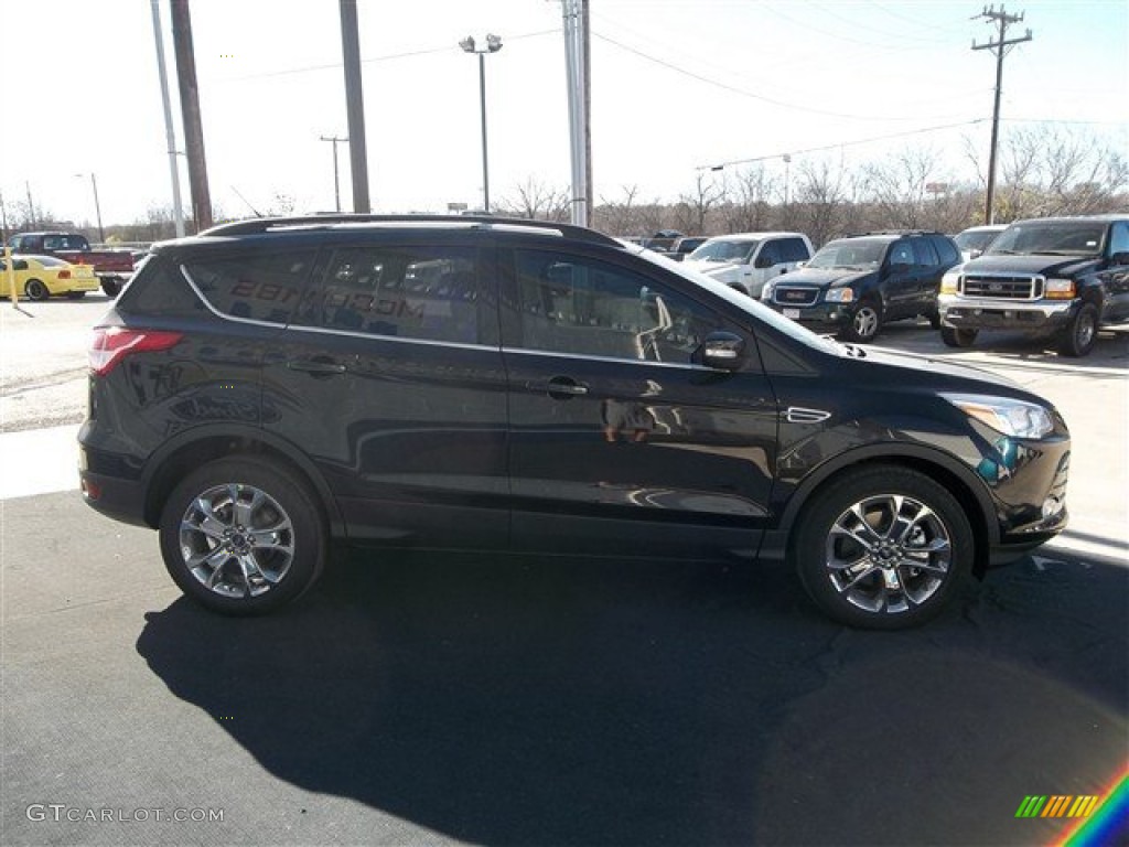 2013 Escape SEL 2.0L EcoBoost - Tuxedo Black Metallic / Charcoal Black photo #8