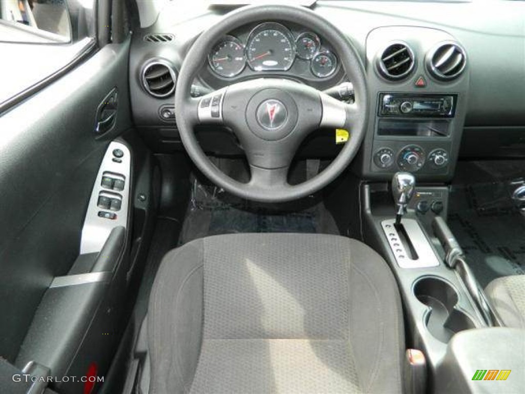 2006 Pontiac G6 V6 Sedan Ebony Dashboard Photo #76764899