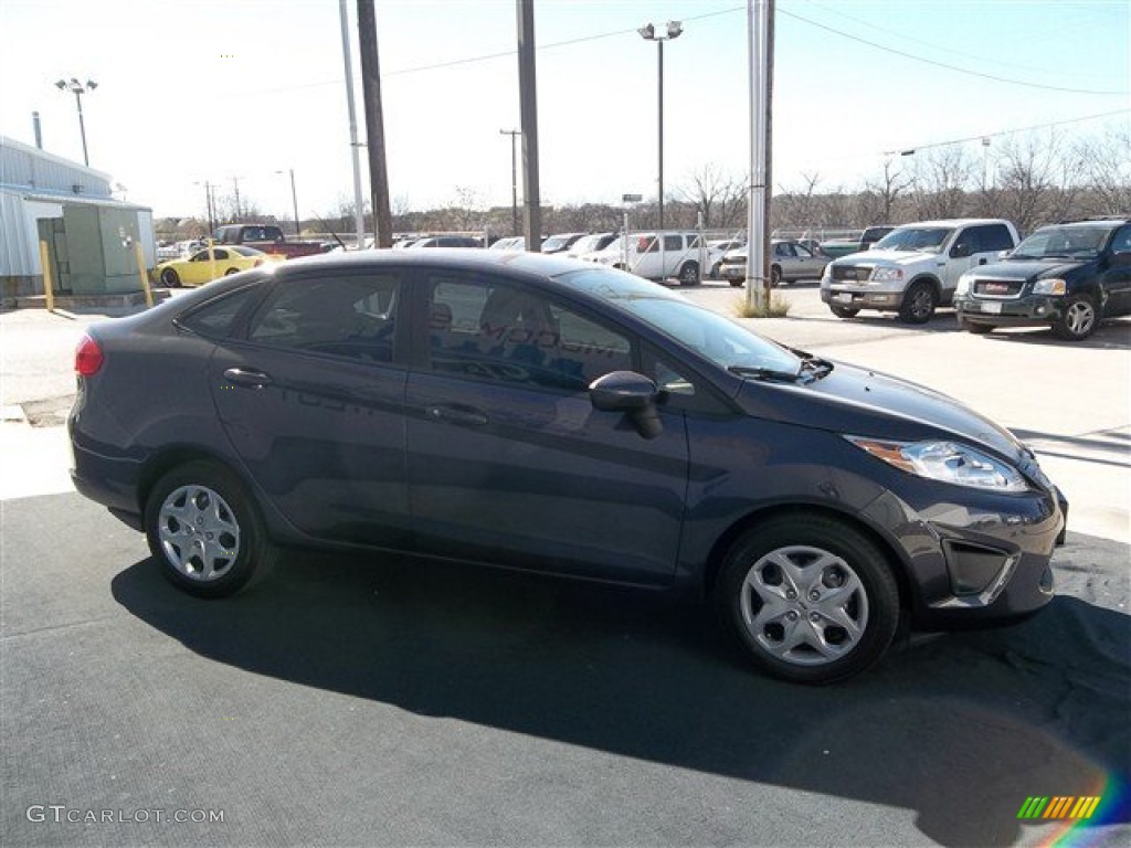 2013 Fiesta S Sedan - Violet Gray / Charcoal Black/Light Stone photo #8