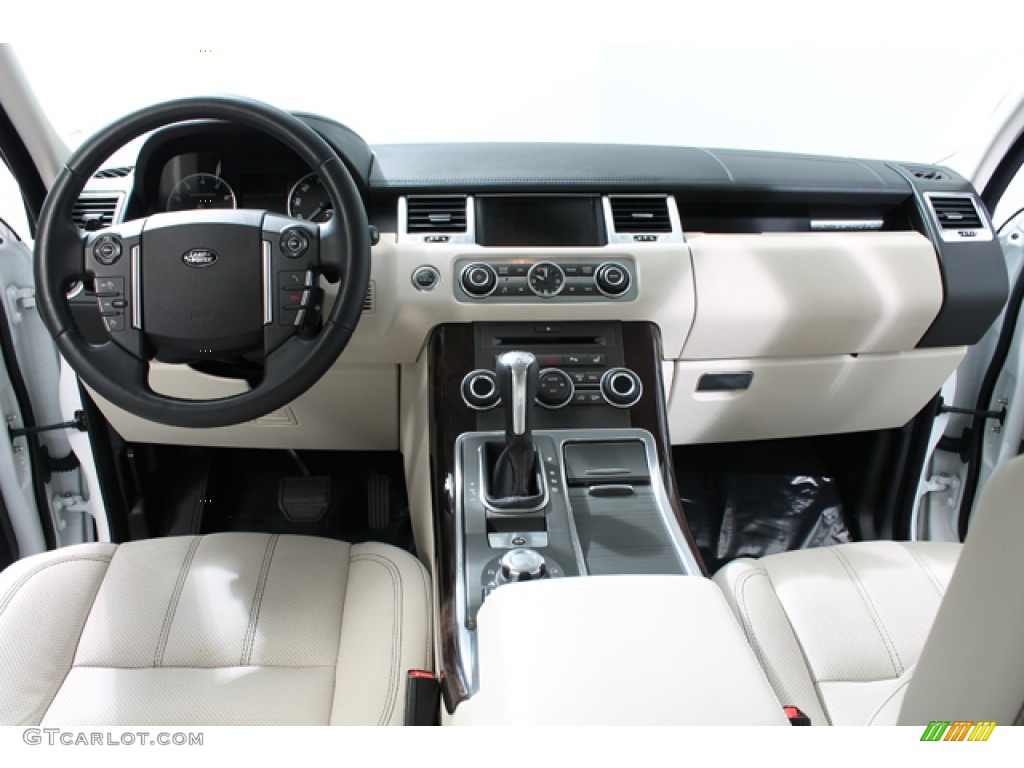 2011 Land Rover Range Rover Sport Supercharged Ivory/Ebony Dashboard Photo #76766225