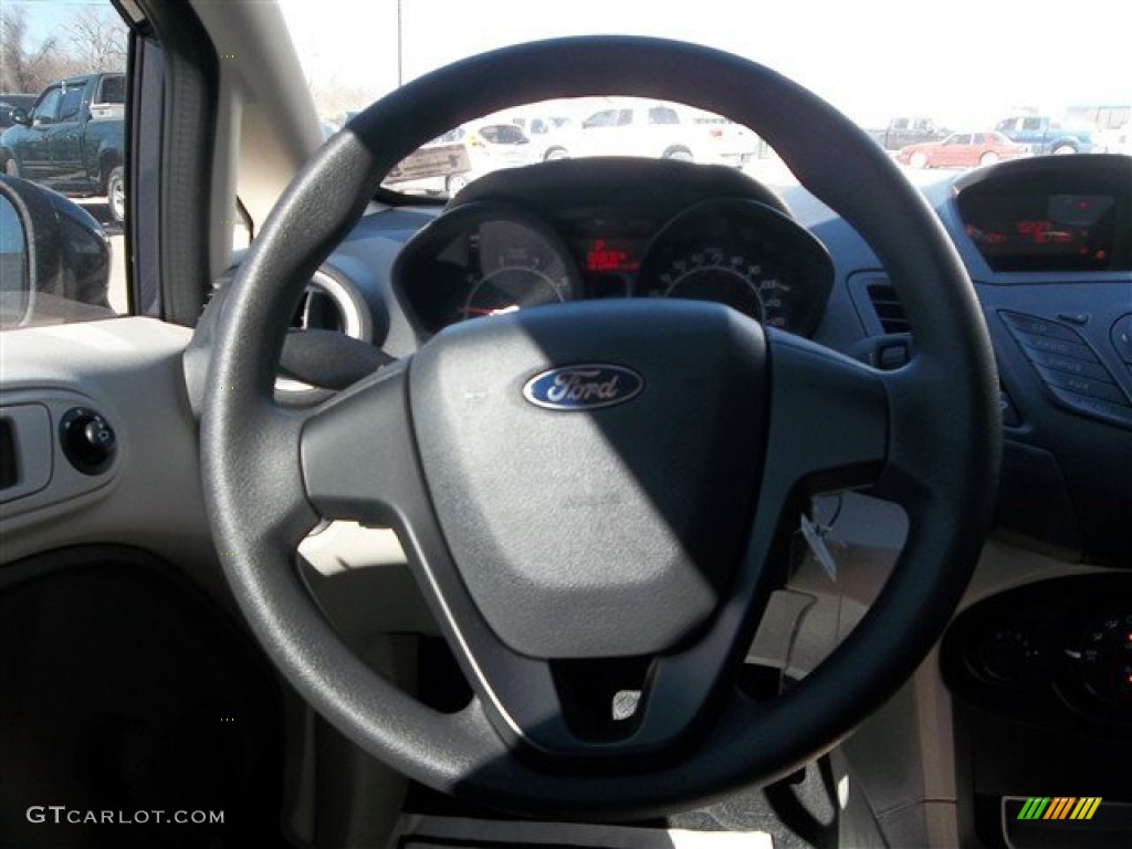 2013 Fiesta S Sedan - Violet Gray / Charcoal Black/Light Stone photo #14