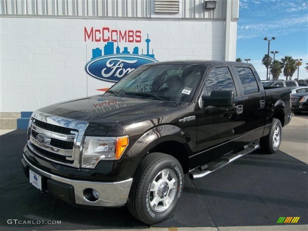 2013 F150 XLT SuperCrew - Kodiak Brown Metallic / Adobe photo #2