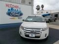 2013 White Suede Ford Edge SE  photo #1