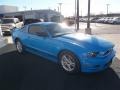 2013 Grabber Blue Ford Mustang V6 Coupe  photo #7