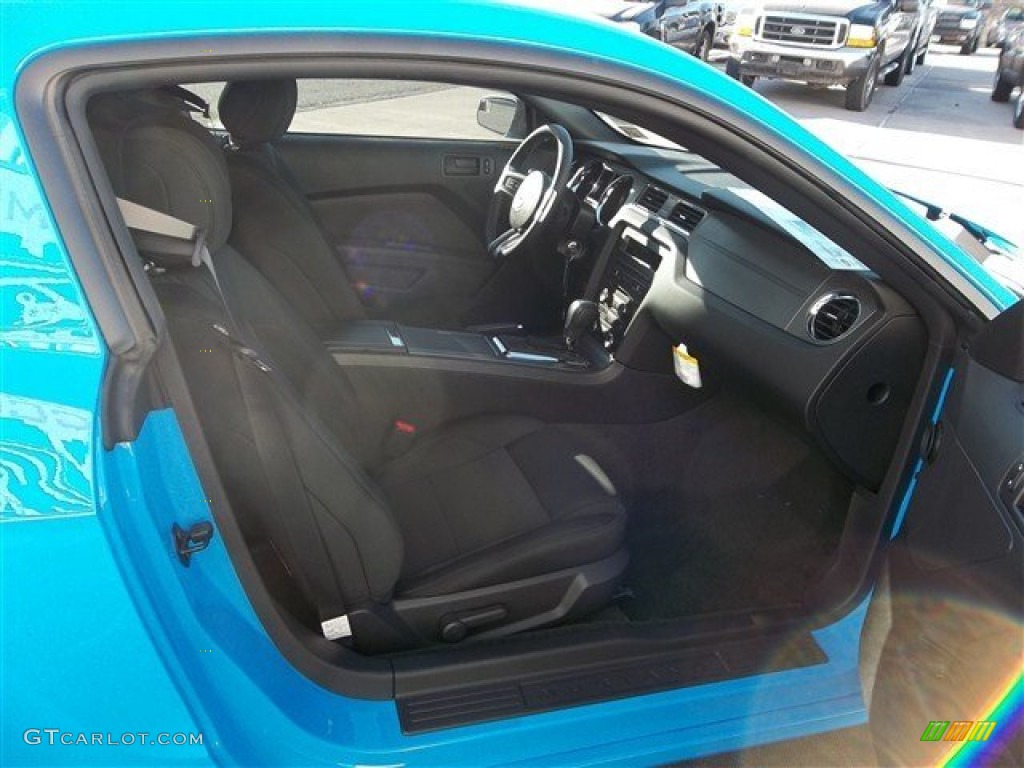 2013 Mustang V6 Coupe - Grabber Blue / Charcoal Black photo #9