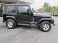 Black 2002 Jeep Wrangler Sahara 4x4 Exterior