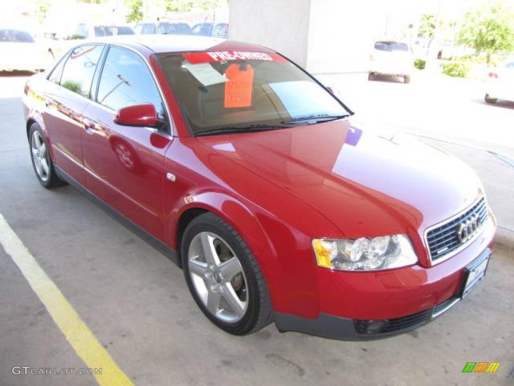 2003 A4 3.0 quattro Sedan - Amulet Red / Ebony photo #4
