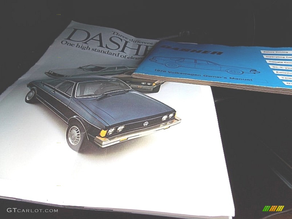 1978 Volkswagen Dasher Wagon Books/Manuals Photos