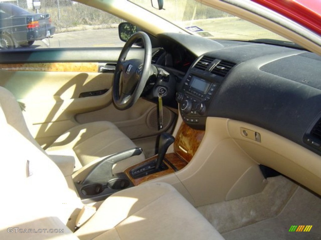 2003 Accord EX Coupe - San Marino Red / Ivory photo #5