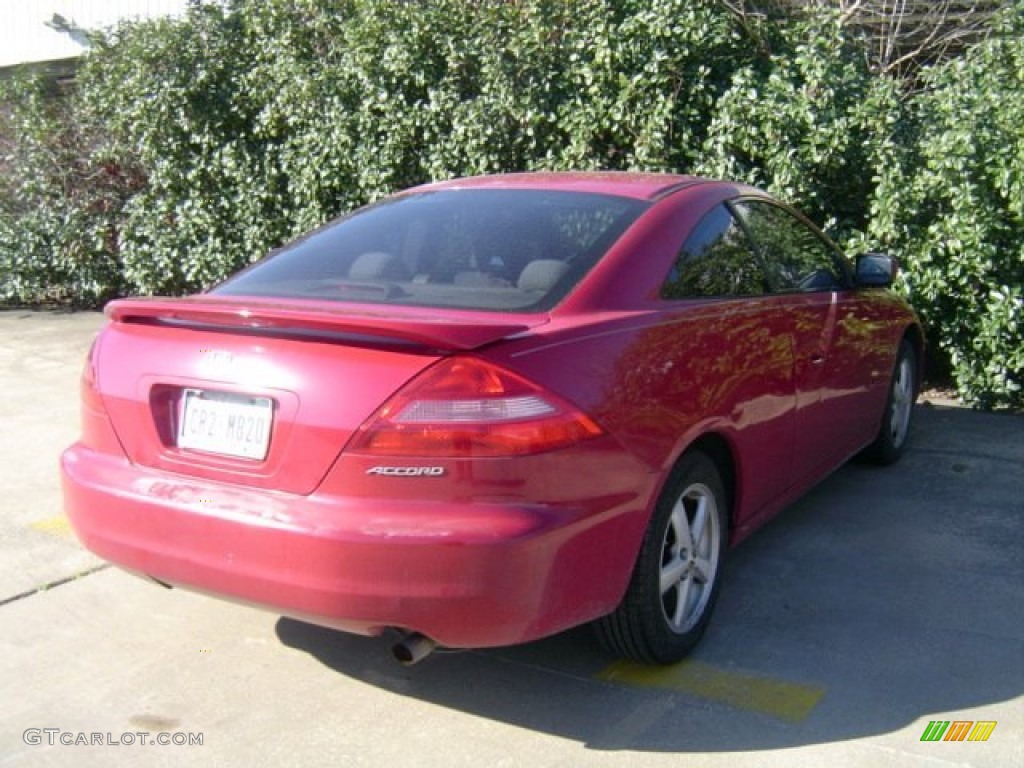 2003 Accord EX Coupe - San Marino Red / Ivory photo #12