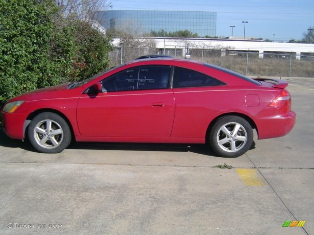 2003 Accord EX Coupe - San Marino Red / Ivory photo #13