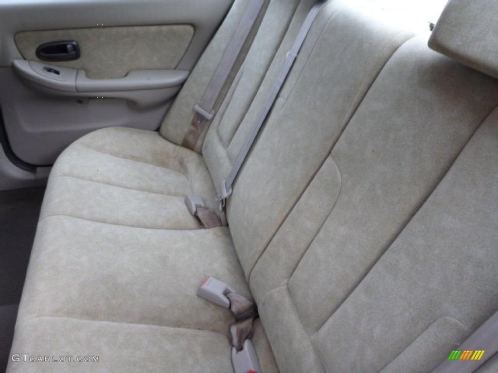 2003 Elantra GLS Sedan - Ocean Blue / Beige photo #5