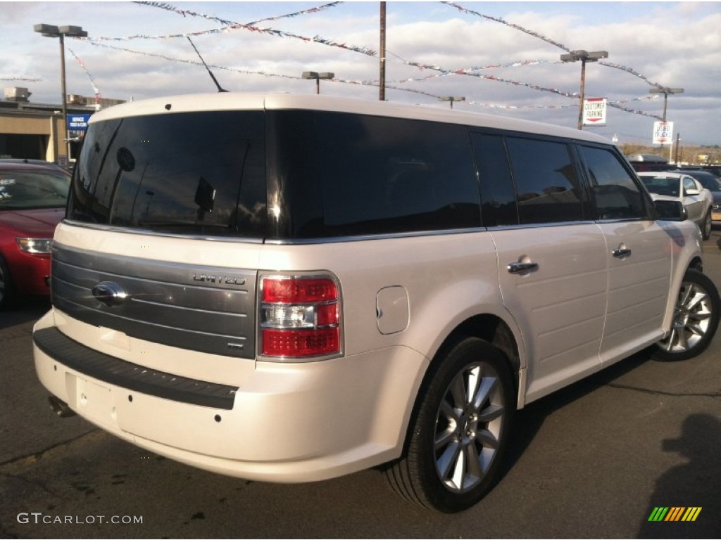 2010 Flex Limited AWD - White Platinum Tri-Coat Metallic / Charcoal Black photo #5