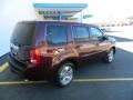 2013 Dark Cherry Pearl Honda Pilot EX-L  photo #6