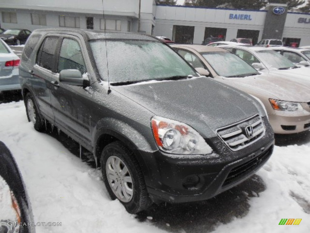 2006 CR-V EX 4WD - Pewter Pearl / Black photo #1