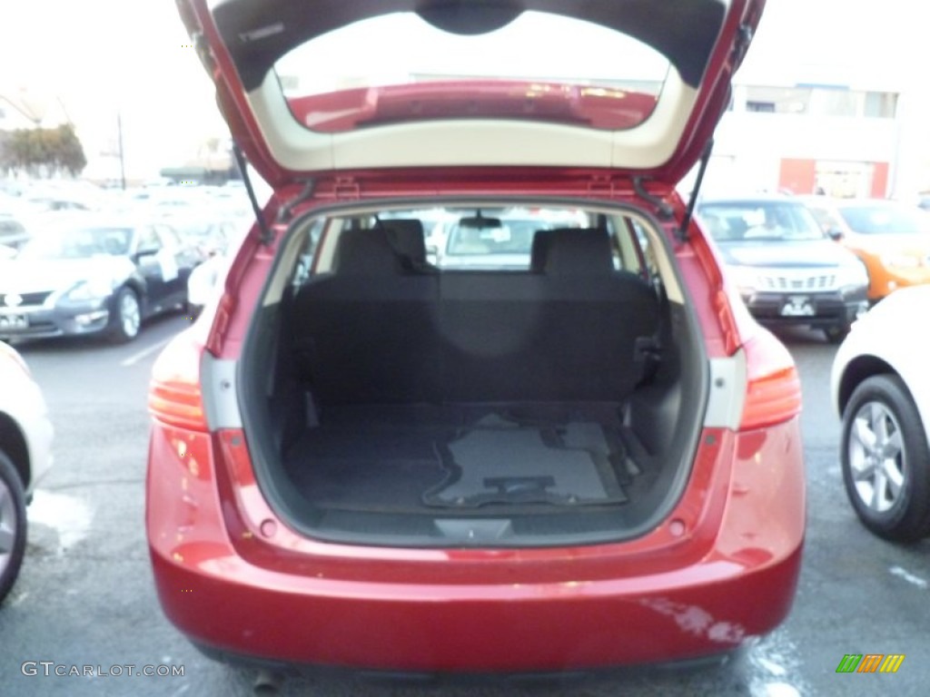 2011 Rogue S AWD - Cayenne Red / Black photo #5