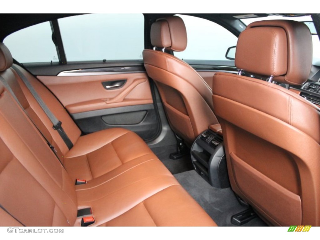 Cinnamon Brown Interior 2011 BMW 5 Series 528i Sedan Photo #76775371