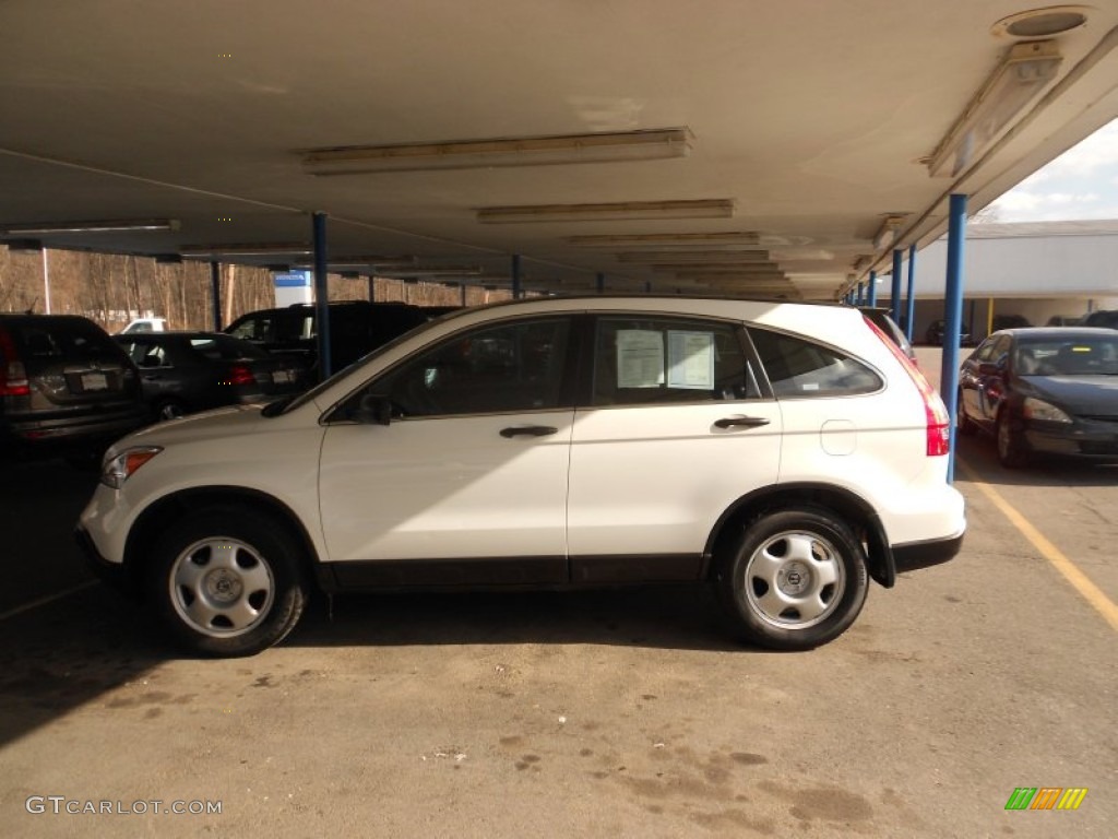 2009 CR-V LX 4WD - Taffeta White / Gray photo #3