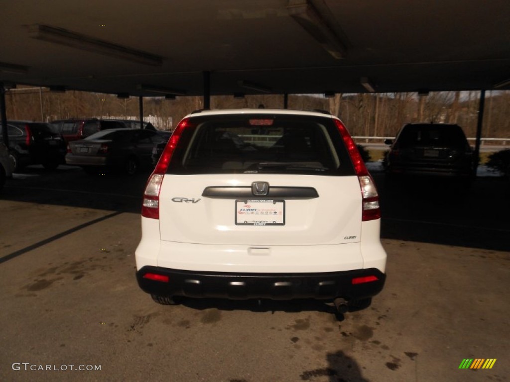 2009 CR-V LX 4WD - Taffeta White / Gray photo #4