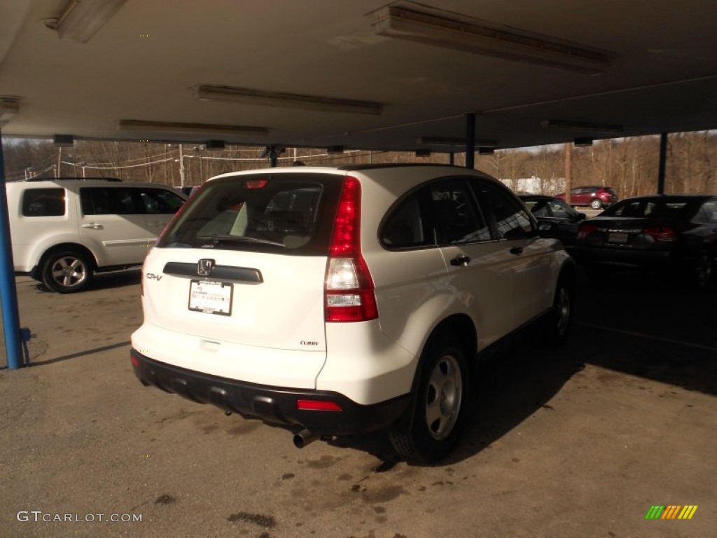 2009 CR-V LX 4WD - Taffeta White / Gray photo #5