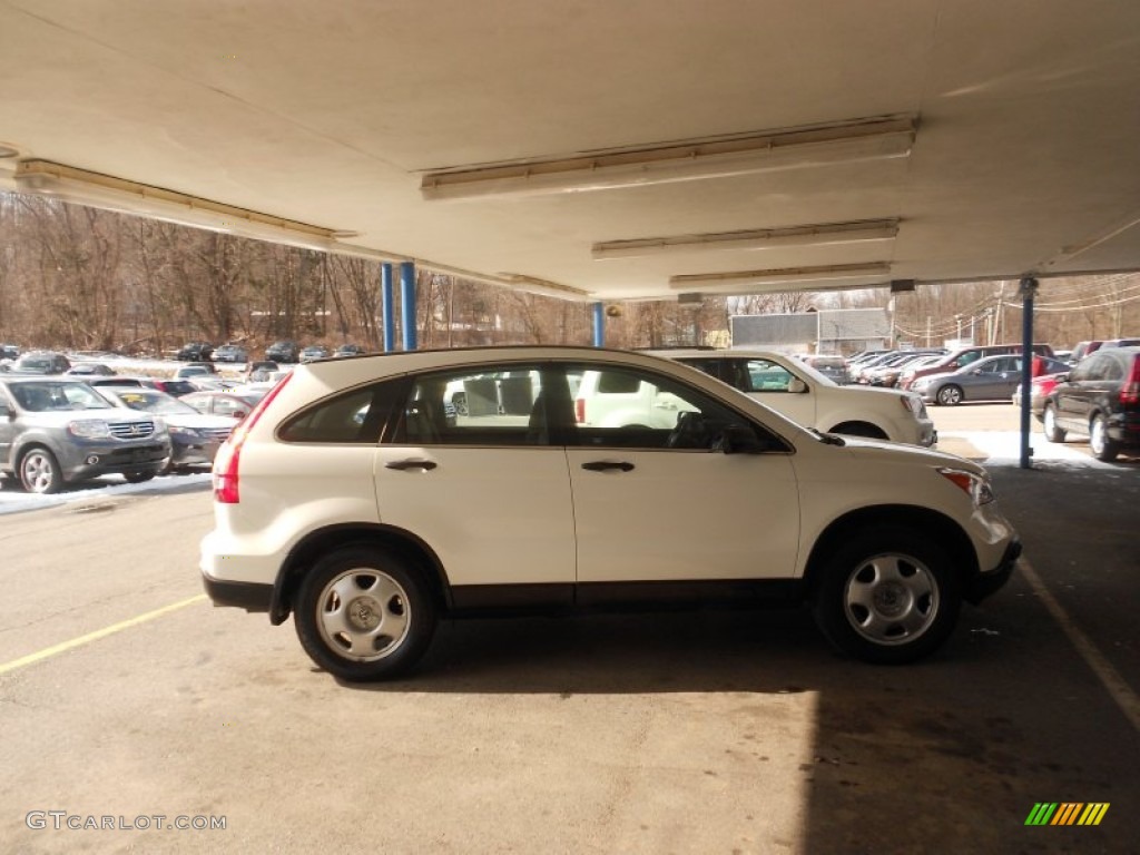 2009 CR-V LX 4WD - Taffeta White / Gray photo #6