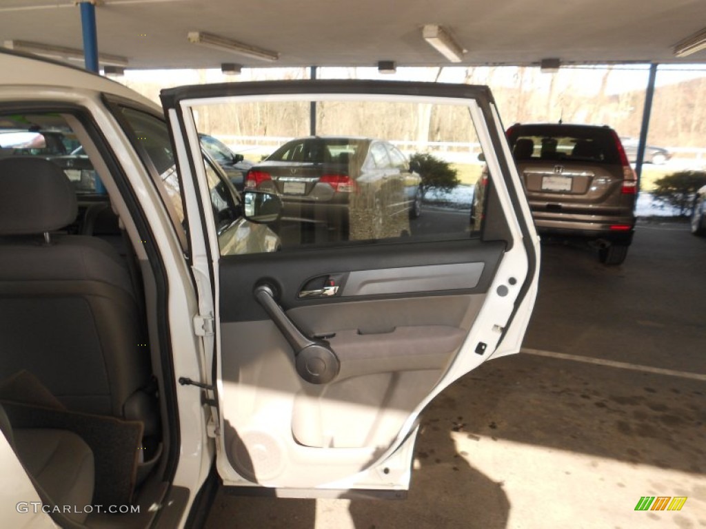 2009 CR-V LX 4WD - Taffeta White / Gray photo #10