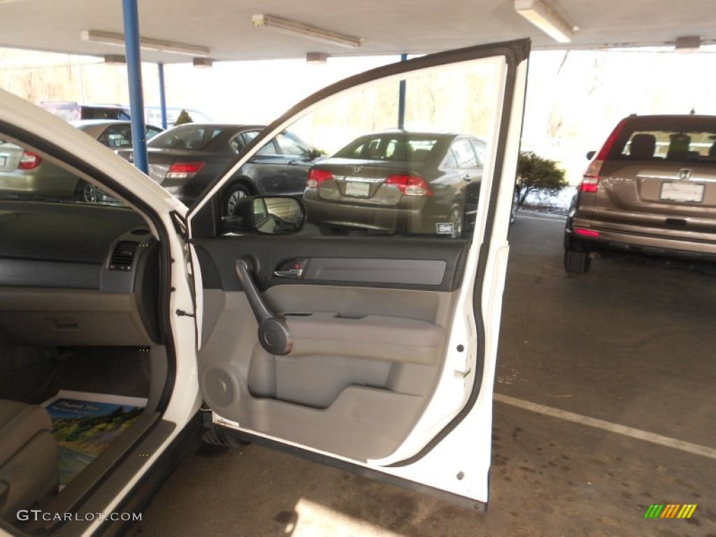2009 CR-V LX 4WD - Taffeta White / Gray photo #11