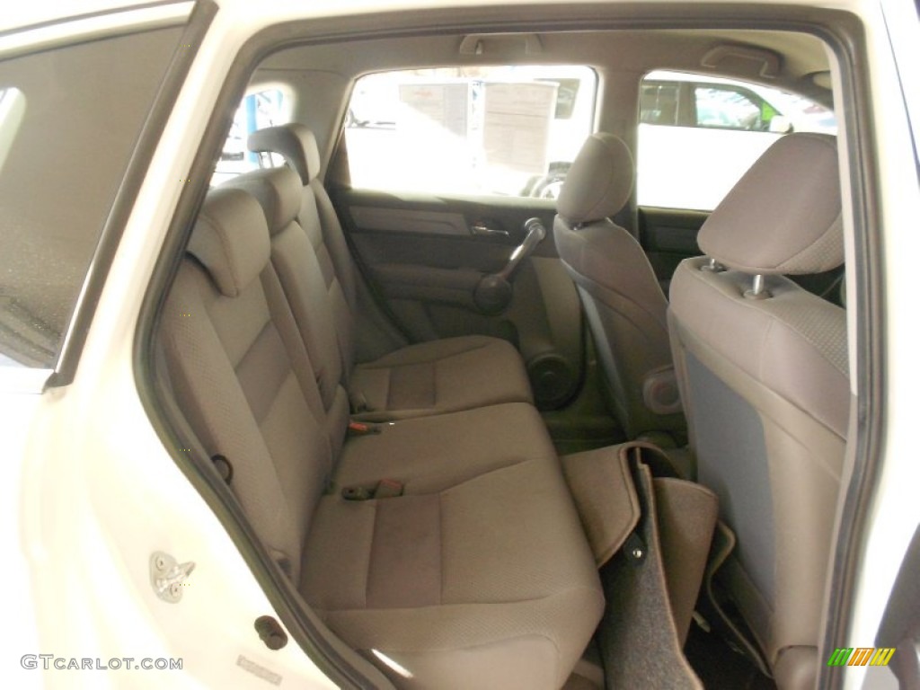 2009 CR-V LX 4WD - Taffeta White / Gray photo #14