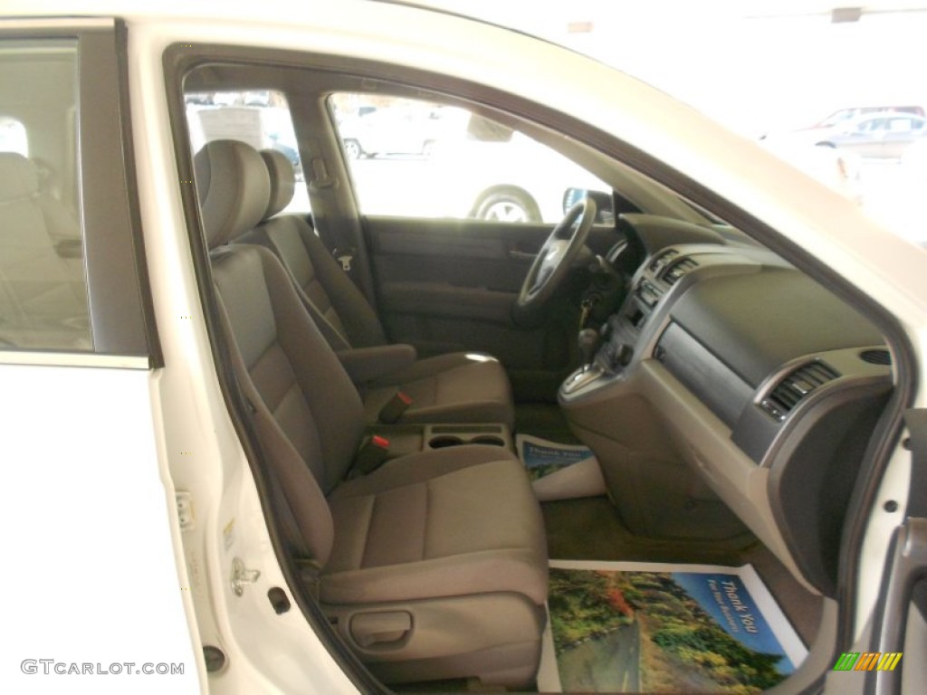 2009 CR-V LX 4WD - Taffeta White / Gray photo #15