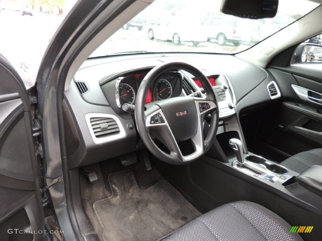 Jet Black Interior 2011 GMC Terrain SLE Photo #76778180