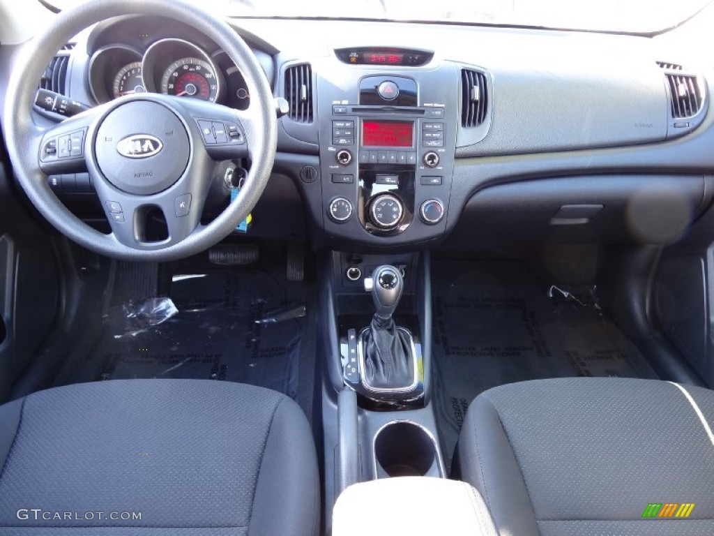 2012 Kia Forte EX Black Dashboard Photo #76779355
