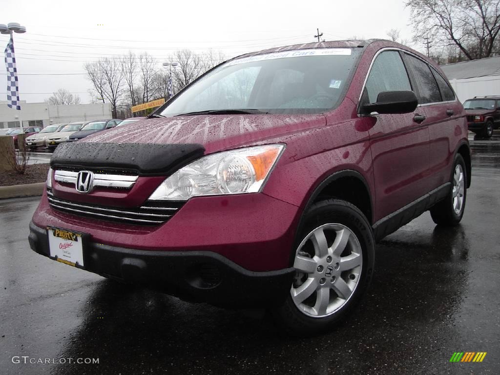 2008 CR-V EX 4WD - Tango Red Pearl / Gray photo #1