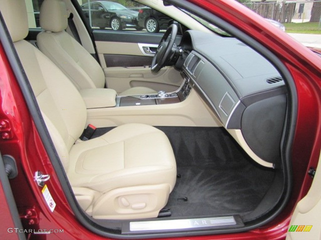 Barley/Warm Charcoal Interior 2012 Jaguar XF Standard XF Model Photo #76779797