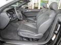 Black Silk Nappa Leather Front Seat Photo for 2010 Audi S5 #76780514