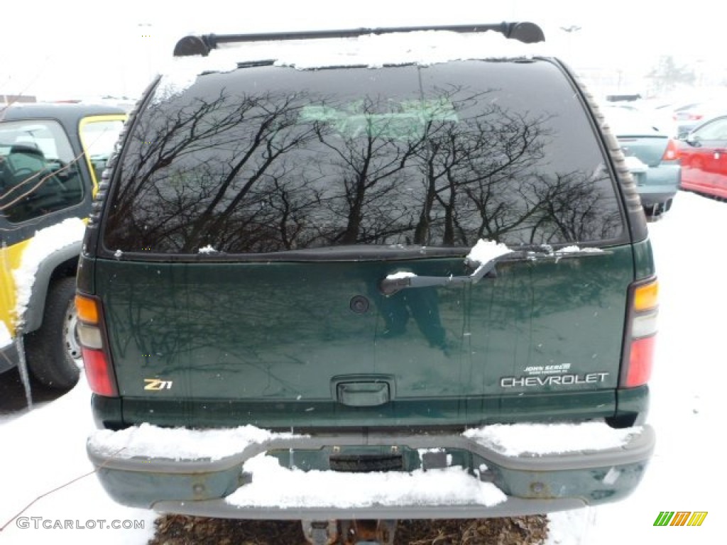 2004 Suburban 1500 Z71 4x4 - Dark Green Metallic / Gray/Dark Charcoal photo #3