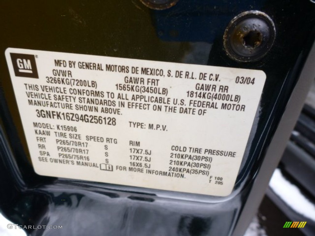 2004 Suburban 1500 Z71 4x4 - Dark Green Metallic / Gray/Dark Charcoal photo #14